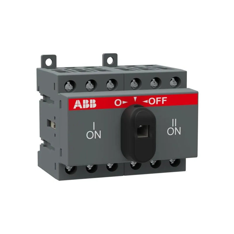 ABB OT16F3C 3-pole switch-disconnector with non-fusible safety features for industrial applications.