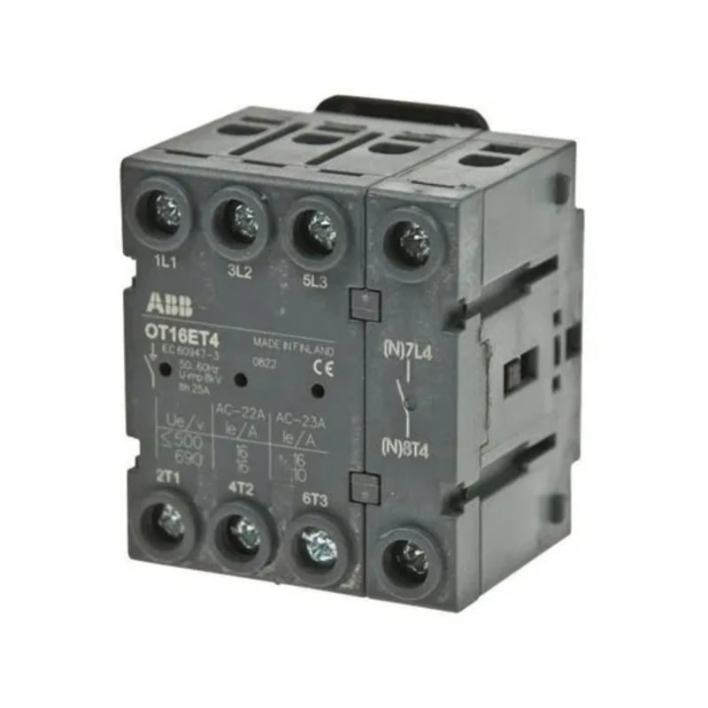 ABB OT40FT4N2 high-quality 4-pole switch-disconnector for industrial panels. Compact and robust design for safety.
