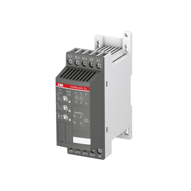 ABB PSR9-600-70 soft starter ensures efficient motor startup and reliable performance for industrial systems.