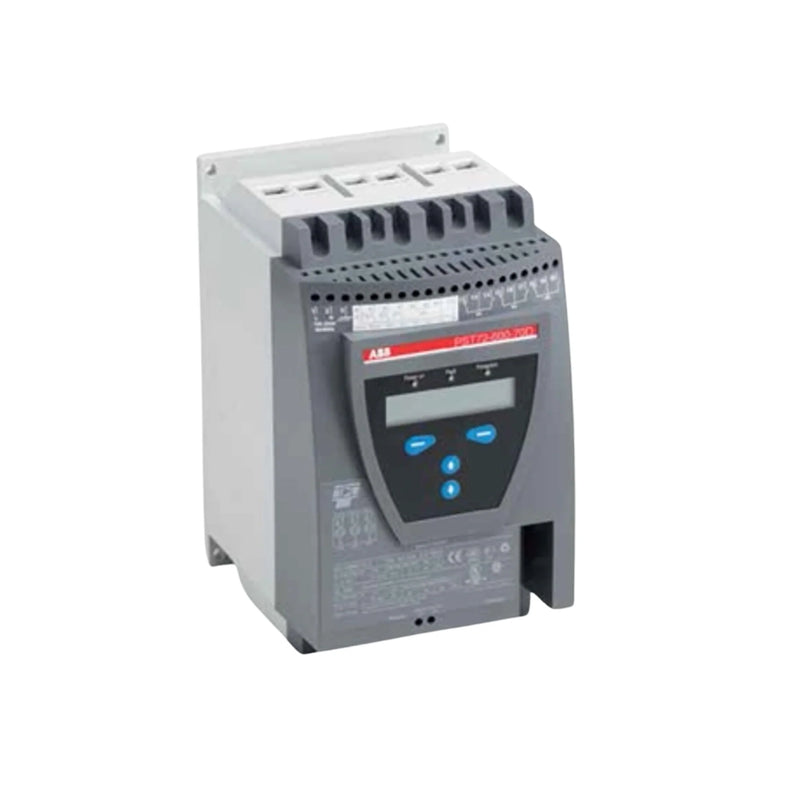 ABB PST105-600-70 soft starter offering smooth motor control and protection for industrial applications.