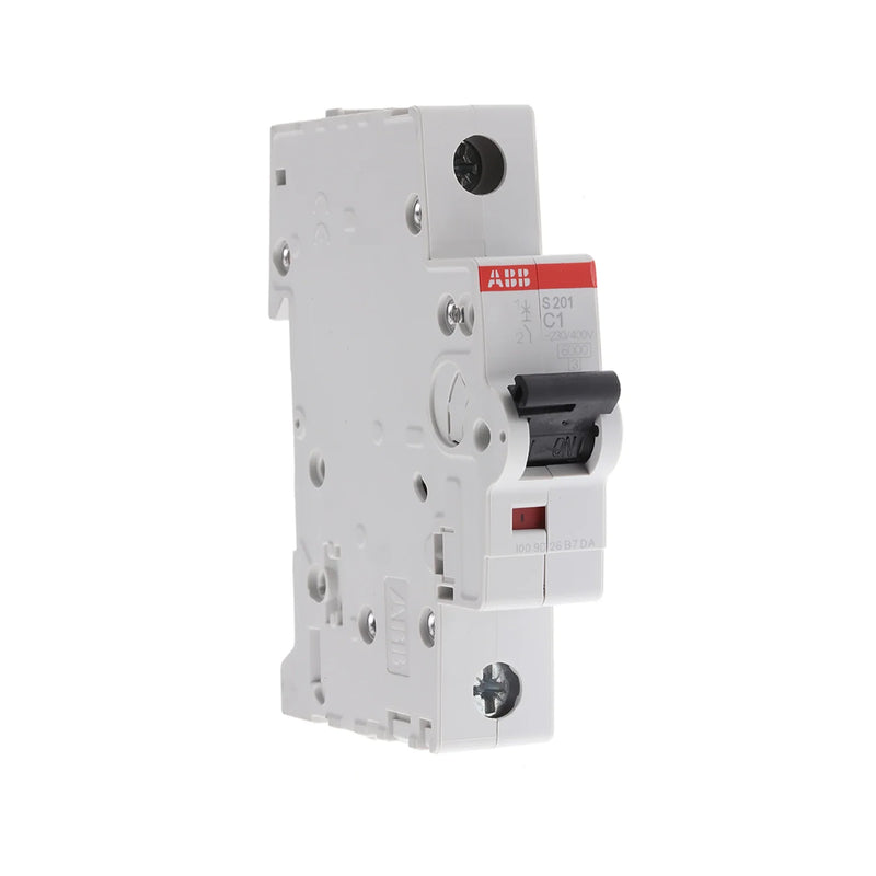ABB S201-C1 miniature circuit breaker for versatile circuit protection in multiple environments