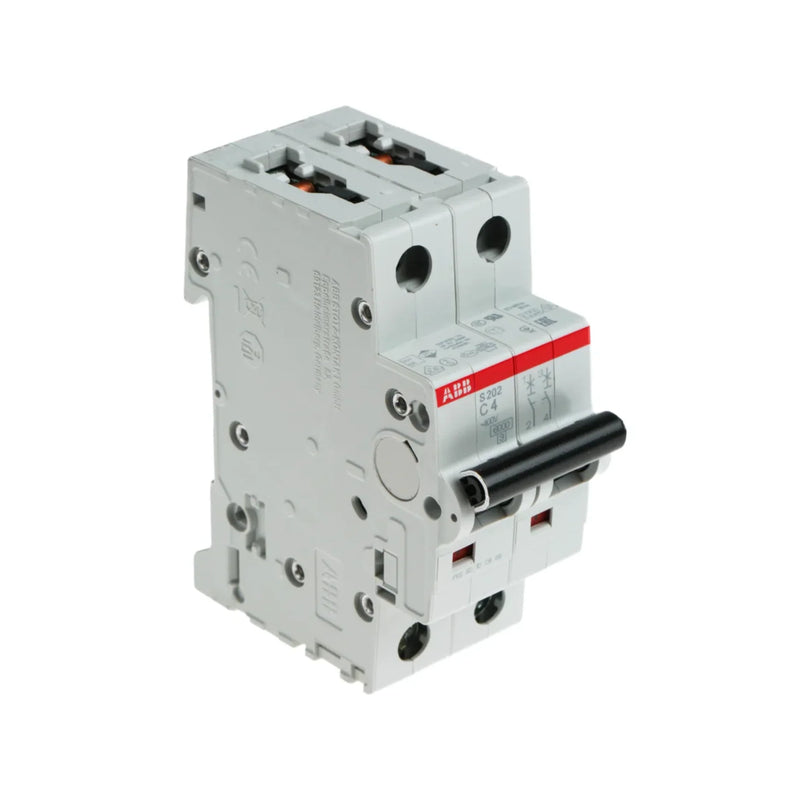 ABB S202-C4 Miniature Circuit Breaker providing safety in residential and commercial electrical systems.