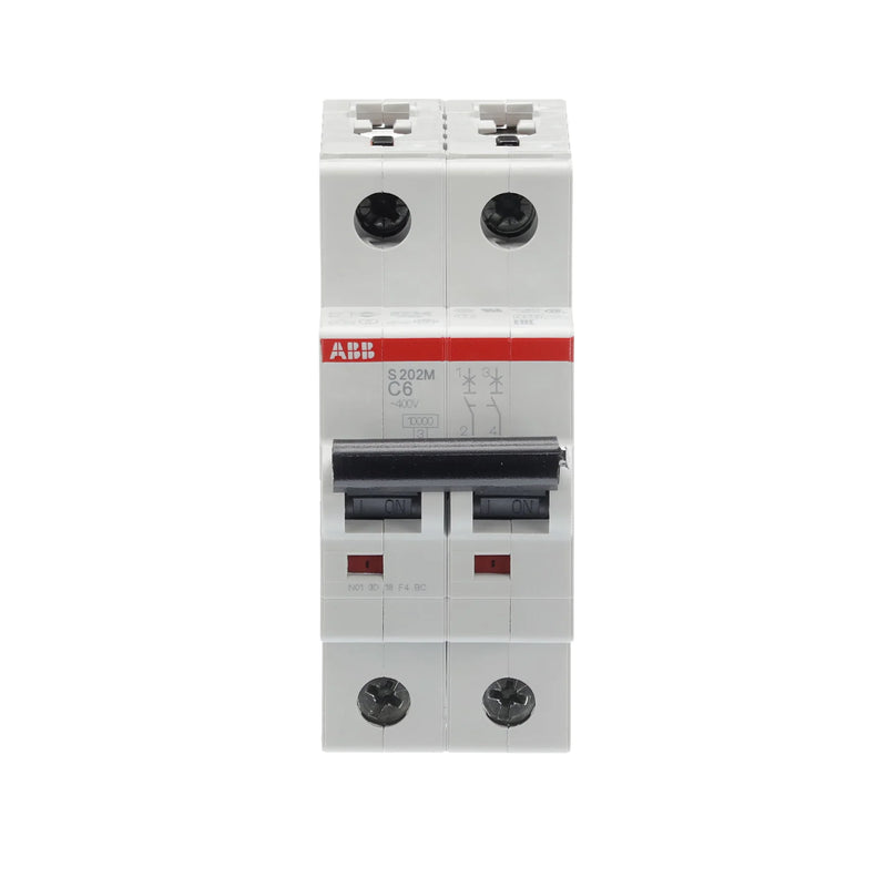 Compact and reliable ABB circuit breaker protects against overloads and short circuits, perfect for diverse uses.