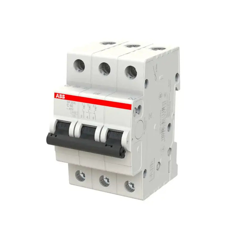 ABB S203-C16 16A breaker for protection in electrical installations, reliable and compact design for diverse applications