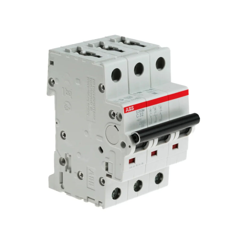 ABB S203M-C32 circuit breaker for electrical safety applications.