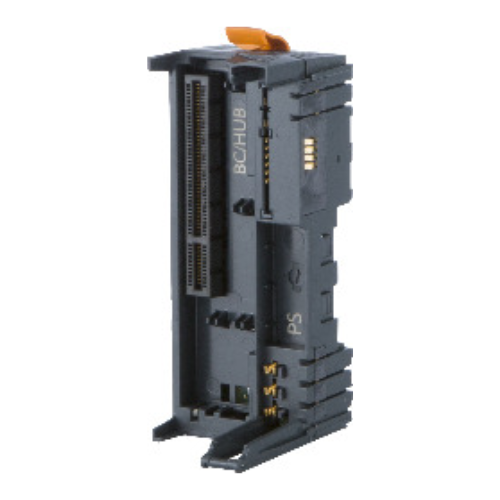 B&R X20BB80 terminal block for X20 I/O modules, mounts on DIN rail, ensures secure and modular connection.