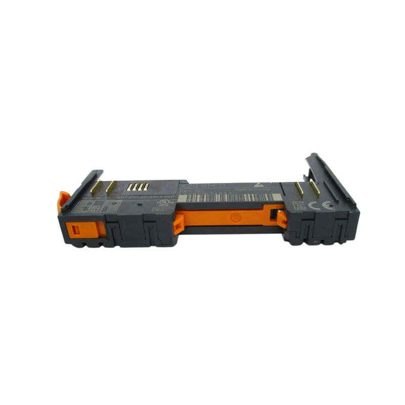 B&R X20BM11 right-side bus base module, X20 I/O systems, DIN rail mount, compact design for industrial automation.