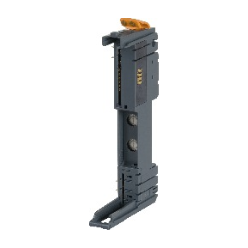 B&R X20BM15 bus module with a node switch and sturdy 24 VDC power supply.