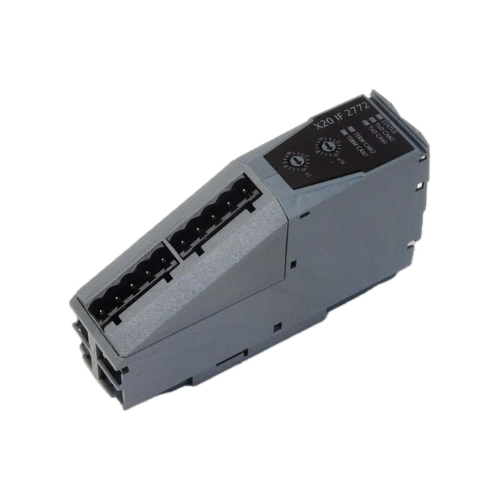 B&R X20IF2772 is a PROFINET module enabling real-time communication in industrial automation environments.