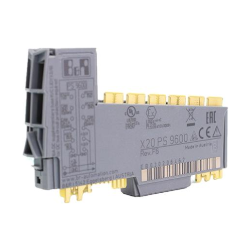 B&R X20PS9600 module offers high-performance 24V DC power supply for reliable industrial automation applications.