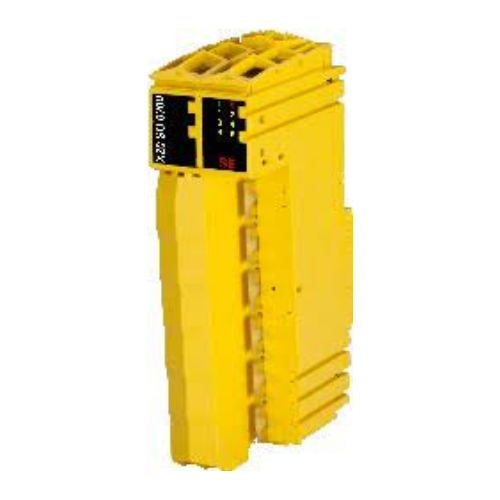 B&R X20SO6300 safe digital output module with 6 B1 type outputs, 24 VDC, 0.2 A, adhering to safety standards SIL 3 and PL e.