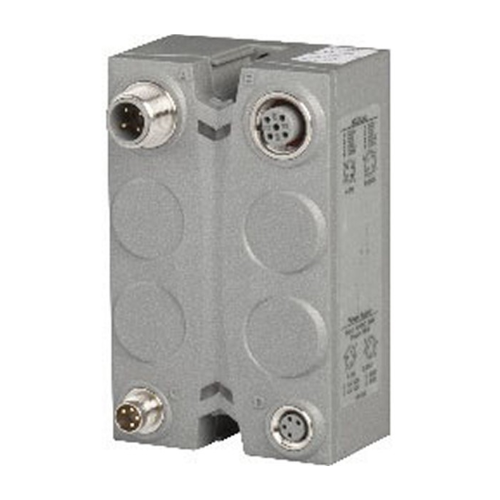 Power supply module for industrial automation with 24V DC input and robust protection features.