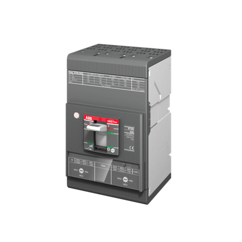 ABB XT4N 250 MCCB provides comprehensive protection for diverse electrical systems, ensuring durability and safety.