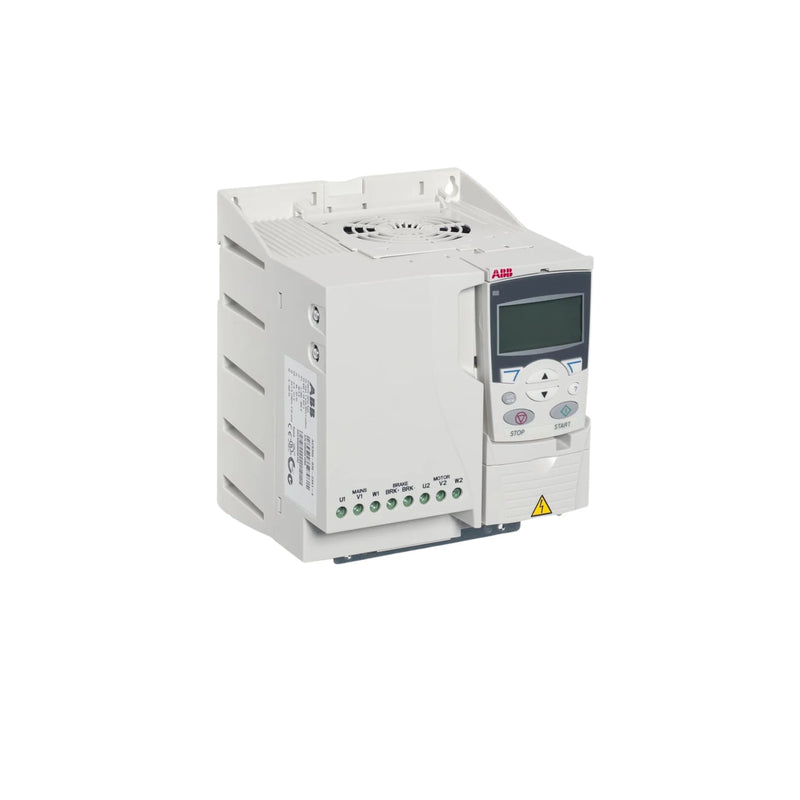 ABB ACS355-03E-23A1-4 VFD, 23 A, 480 V, IP20, perfect for motor control in pumps, conveyors, and fans.