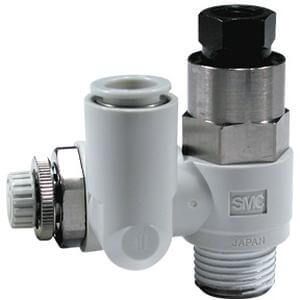 Compact SMC ASP330F-01-06S device for industrial use with reliable and durable construction.