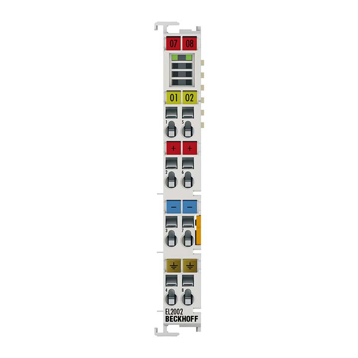 Beckhoff EL2002 Device with sturdy design for extended industrial use and reliable performance.