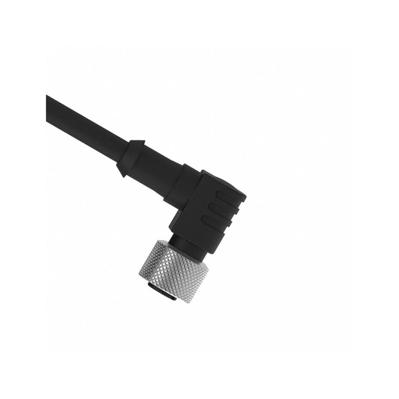 High-quality 5-pin M12 right-angle cordset by Banner, 2 m PVC, IP67 rated for harsh environments.