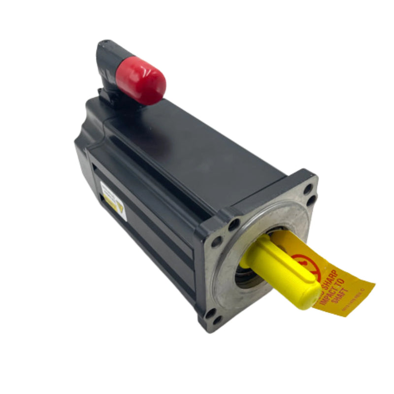 Allen-Bradley servo motor, 480 VAC, 4500 RPM, 130 mm frame, keyless shaft, precision multi-turn encoder